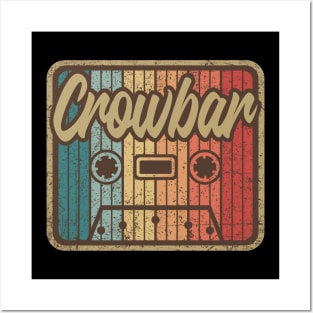 Crowbar Vintage Cassette Posters and Art